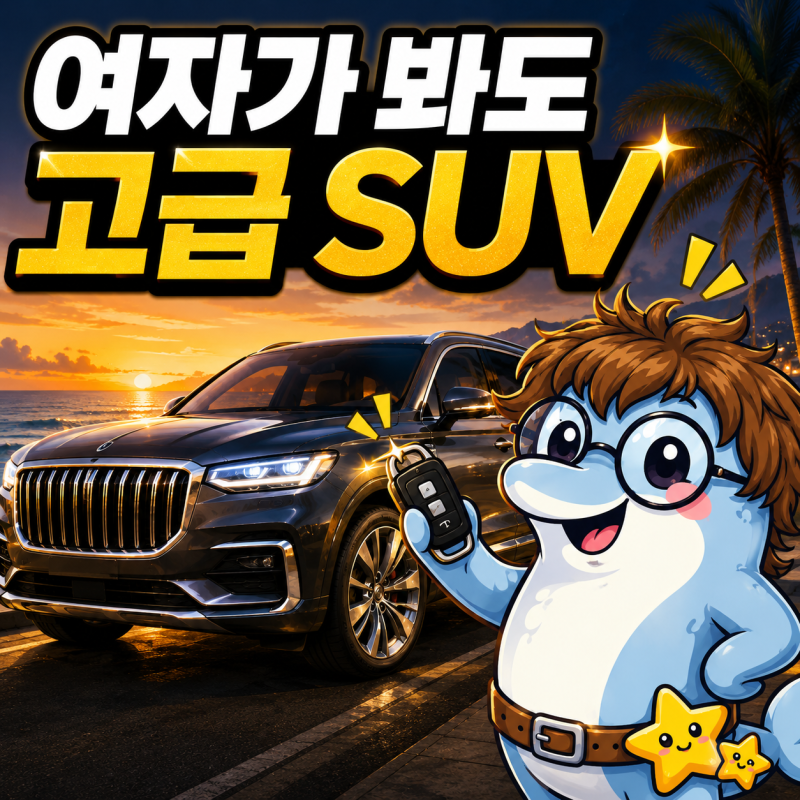 차알못 여자가 봐도 비싸 보이는 SUV 5개비교