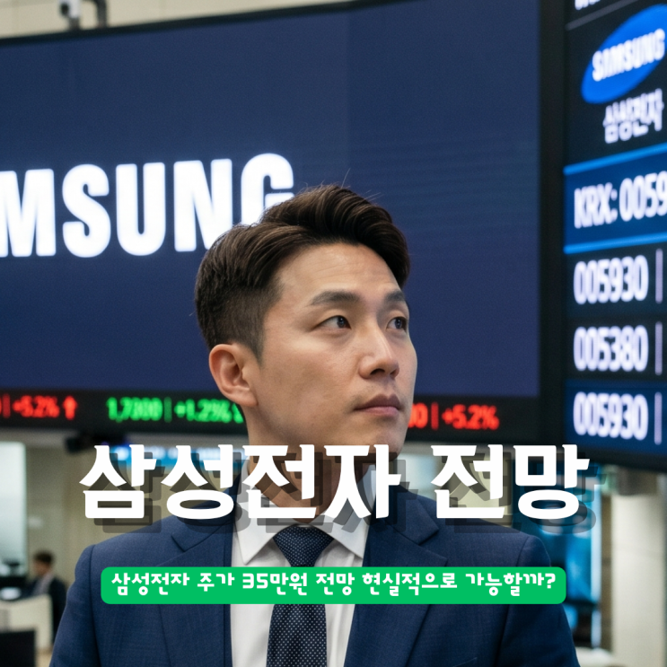  삼성전자 주가 32만원 35만원 전망 현실적으로 가능할까?
