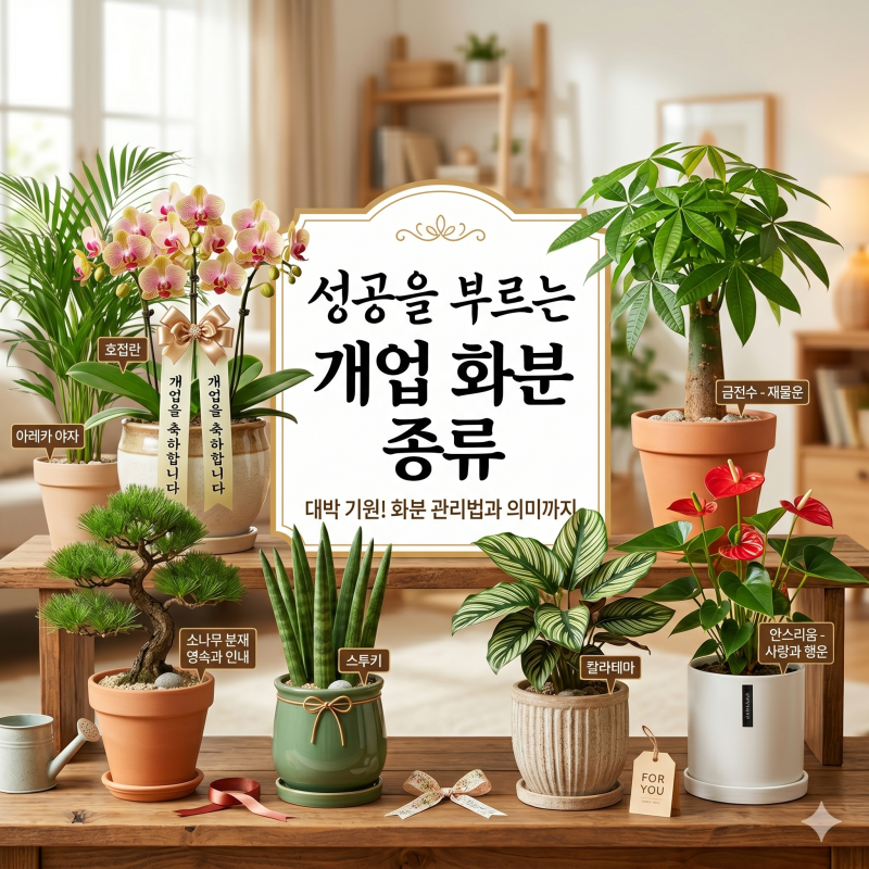 개업화분 리본 문구 종류 식당 사무실 카페 추천