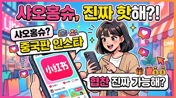  중국 샤오홍슈 마케팅 왜 뜰까? 다운로드 가입법 인스타그램 차이점 협찬부터 수익화 대행까지 샤한커 무료강의 후기