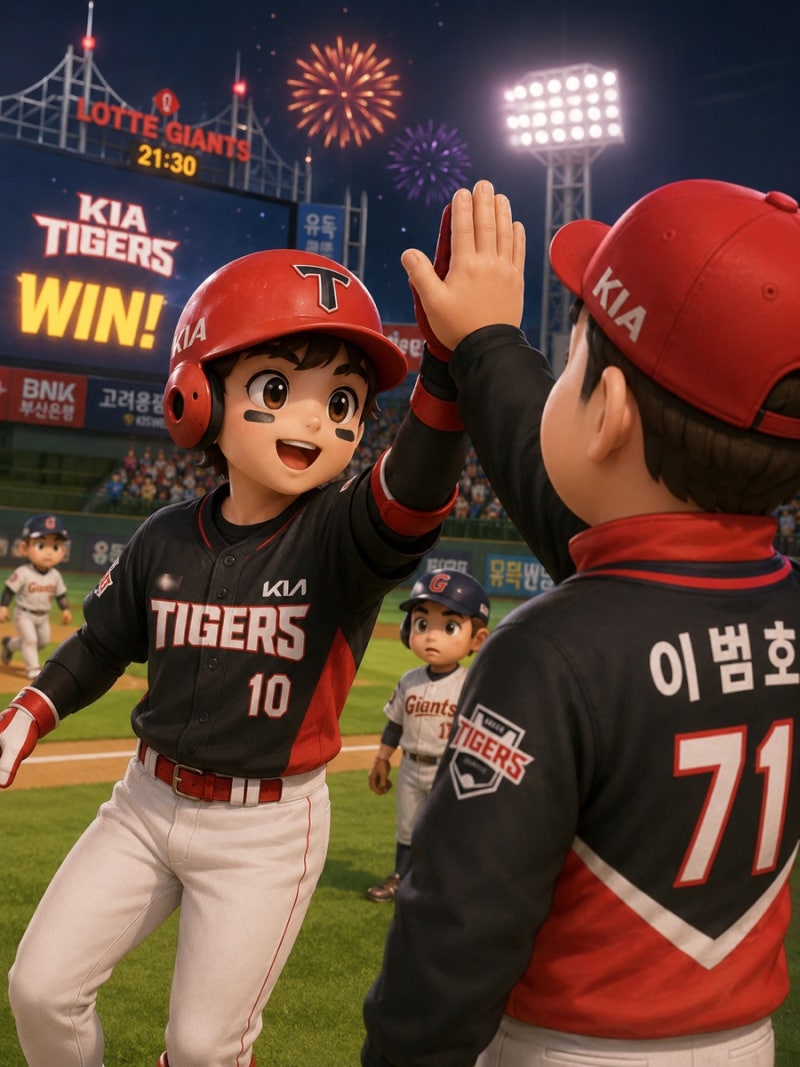 KIA 타이거즈, 드디어 연패 탈출 성공!