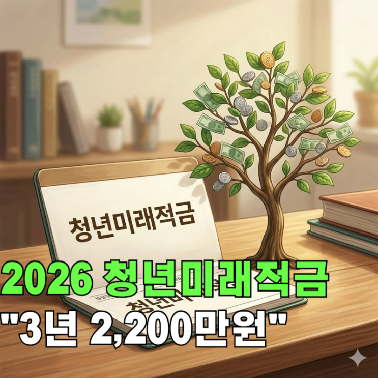  2026 청년미래적금 조건, "3년에 2,200만원" 중복가입될까
