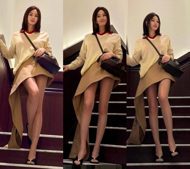  “56세 맞아?” 김혜수 초미니 각선미에 난리 난 이유…진짜 나이 거꾸로 먹는 비주얼 
