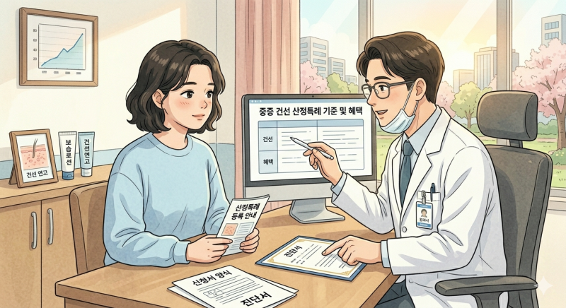중증 건선 치료 방법 : 생물학적 제제 효과와 산정특례 비용 혜택 정리