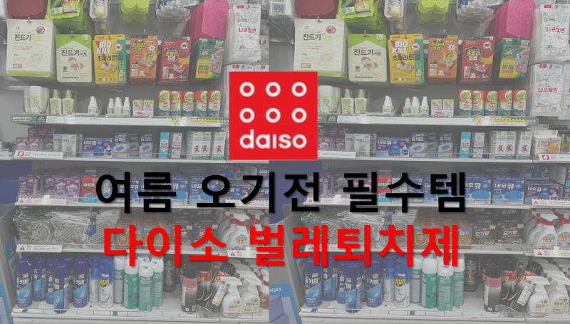 다이소 벌레퇴치제 여름오기전에 꼭 사야 할 다이소 벌레약