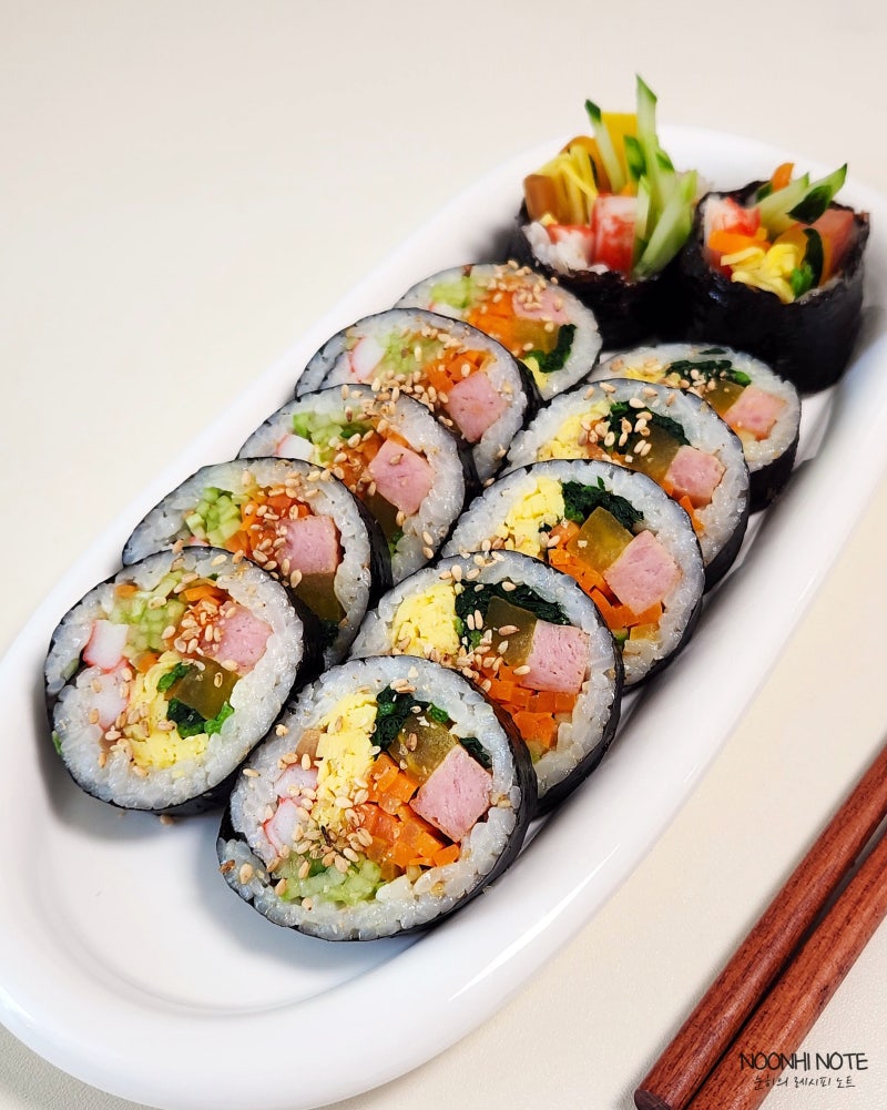 김밥 만들기 집김밥 재료 준비부터 맛있게 싸는법