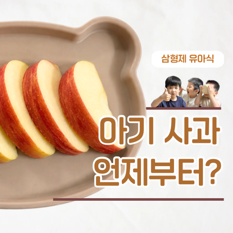  아기 사과 언제부터 돌 전 꼭 알아야할 주의사항