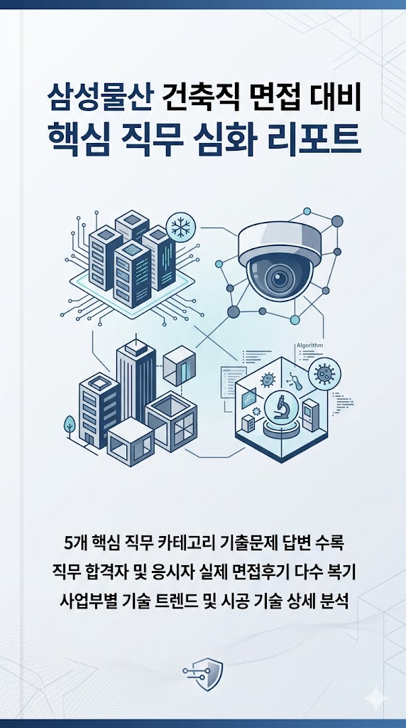  삼성물산 건설부문 건축직 면접후기 7명, 실제 물었던 질문 리스트 정리