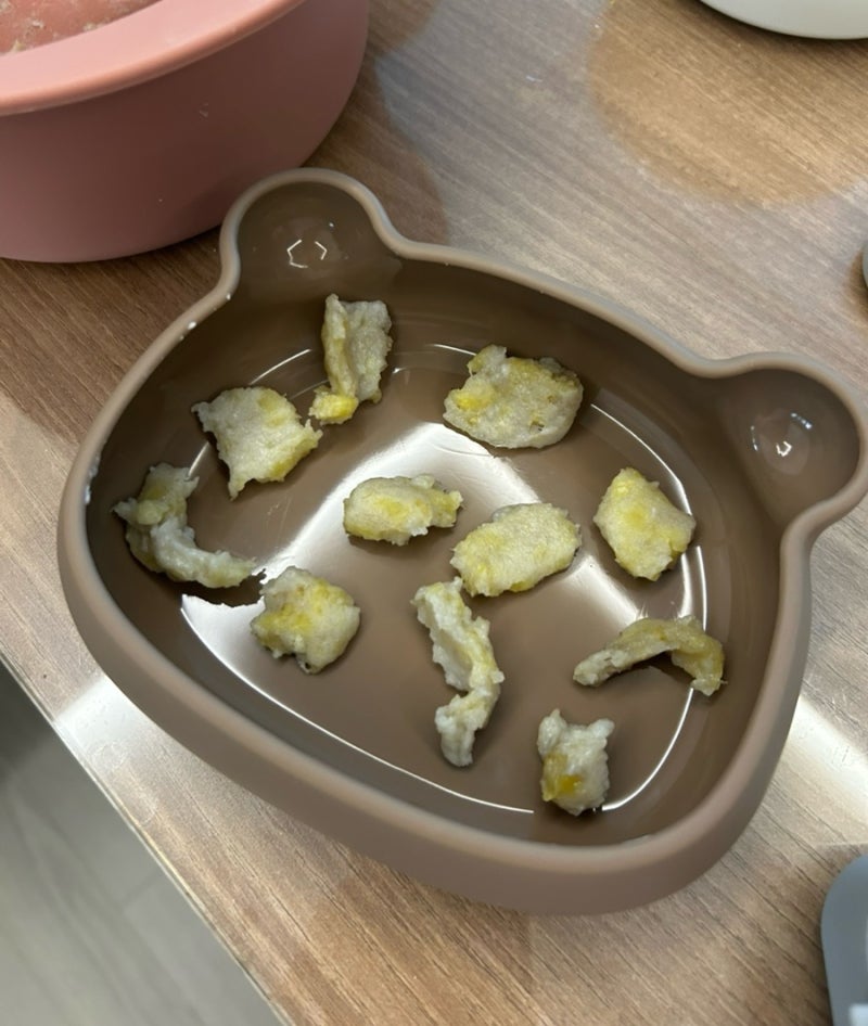 입 짧은 아기를 위한 귀찮음 대마왕 엄마의 8개월 아기 간식4, 아기 바나나분유빵 만들기(계....