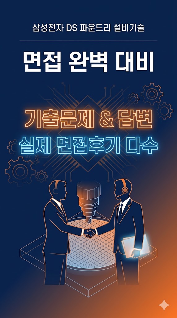  삼성전자 파운드리 설비기술 면접후기 5명 총정리, 기출 질문과 답변 리스트 공유