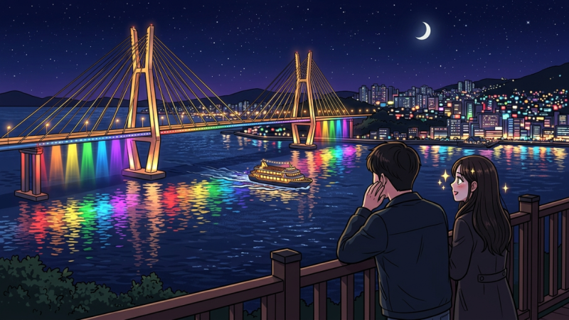 여수 돌산공원 야경, 인생샷 남기는 명소와 돌산대교 시간 총정리