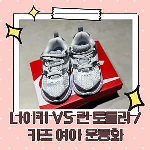나이키 V5 런 토들러 키즈 운동화 (메탈릭 실버)