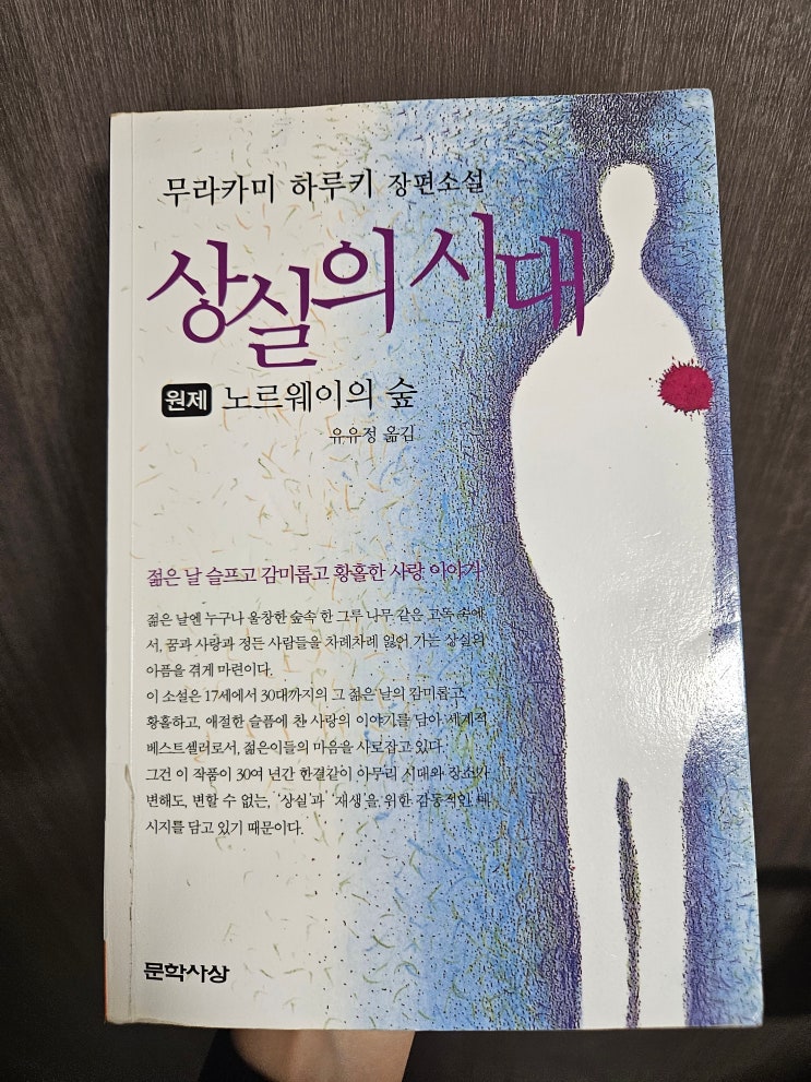  상실의 시대(노르웨이의 숲) 삶과 죽음과 이별, 슬프고도 아름답고 황홀한 사랑이야기