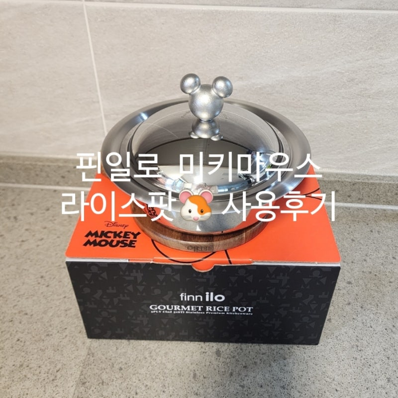 핀일로 고메 미키마우스 라이스팟 실사용 후기 장단점! (feat. 간편한 연마제 제거 방법까지 )