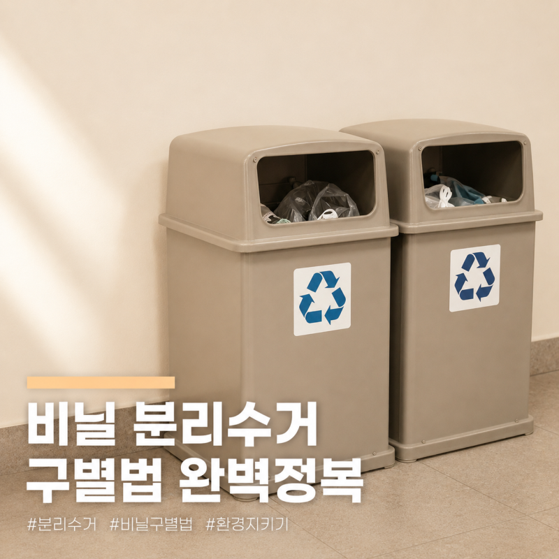 비닐 분리수거, 헷갈리는 품목 5초 만에 구분하는 법 총정리