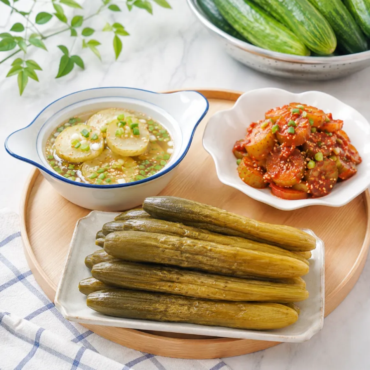 오이지 담그는 법, 물 없이 김장비닐로 뒤집기만 하면 끝