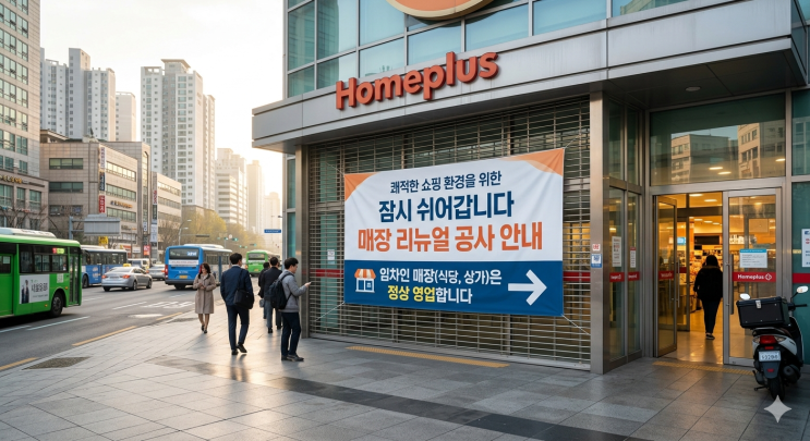 우리 동네 <b>홈플러스</b> 폐점? '<b>임시 휴업</b>' 지점 위치 확인 (2026년... 