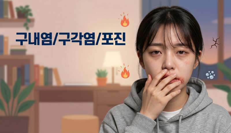 입술포진, 구각염, 구내염 원인과 증상별 빨리 낫는 약국 연고 총정리