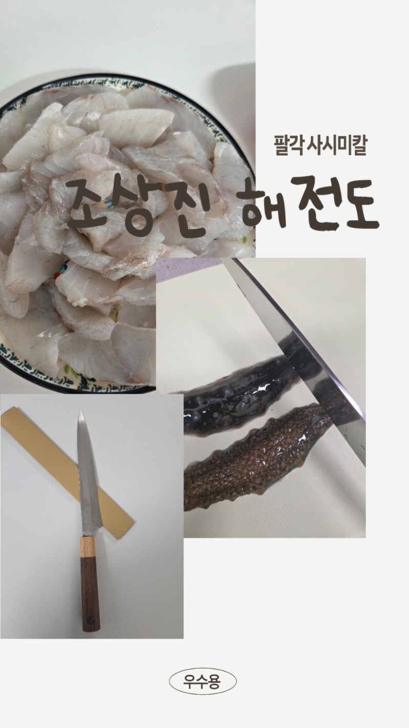사시미칼 추천 조상진 해전도 팔각 사시미칼 210mm 실사용후기