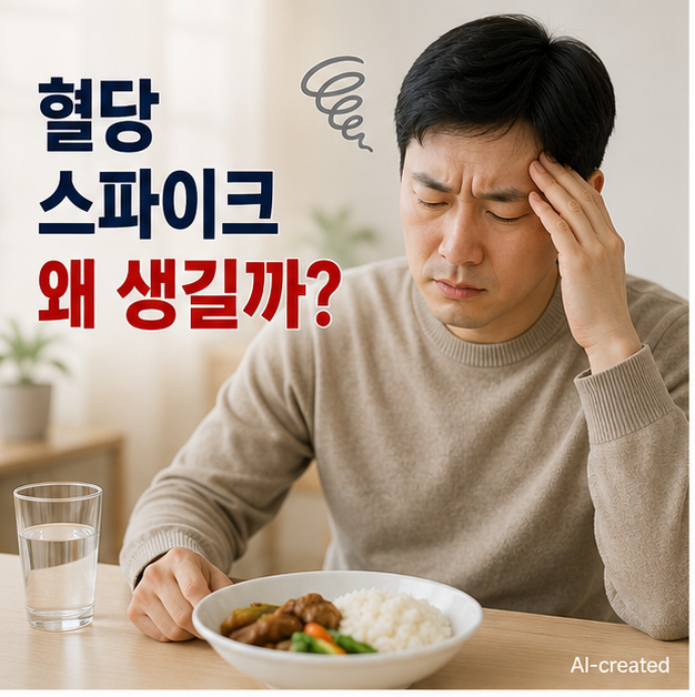 혈당 스파이크 원인은? 어지러움·식은땀 증상 기준 정리