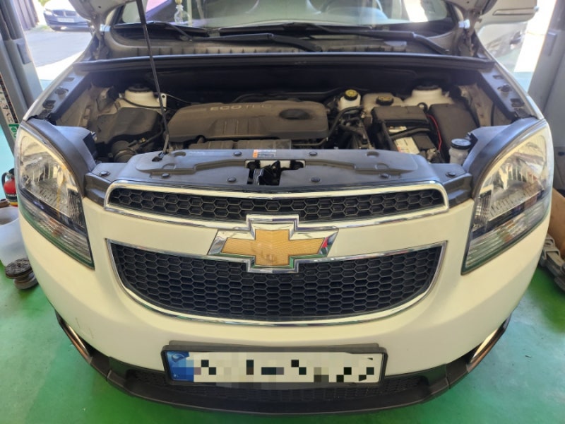 올란도 LPG 기화기수리 PTC교환 브레이크액교환 연료필터교환 밋션오일교환 브레이크패드교....