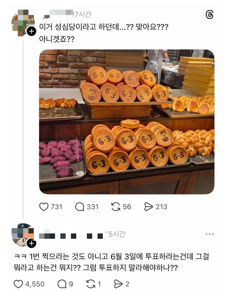  논란이라는 성심당 6.3빵