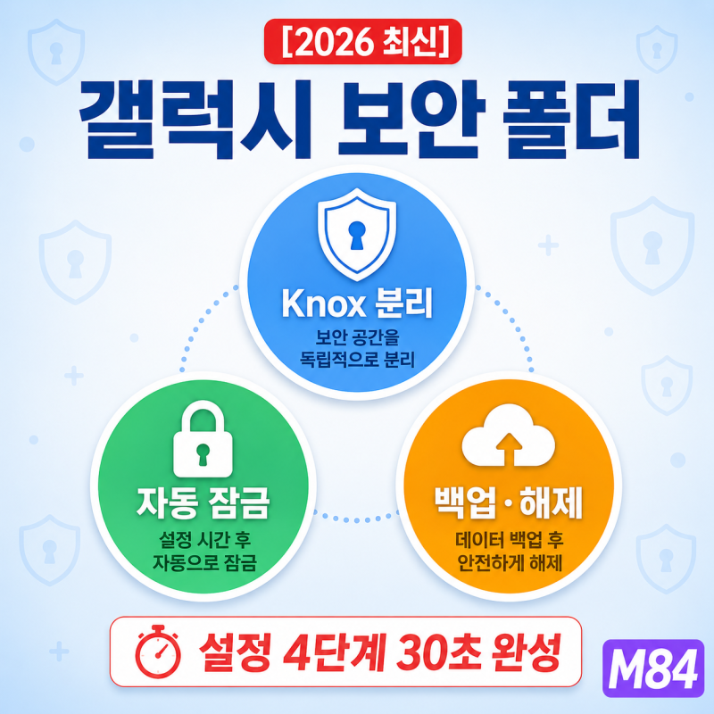 갤럭시 보안 폴더 완벽 정리 — 만들기·자동 잠금·백업·해제까지 한 번에