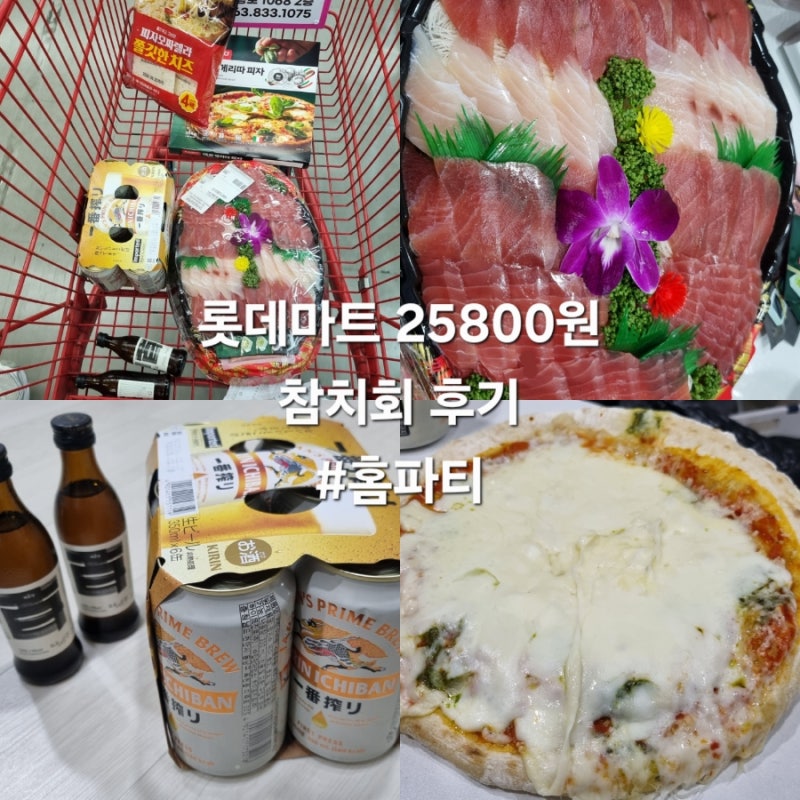 참치회(대) 25,800냥 [롯데마트 쇼핑/백세주 미니어쳐]
