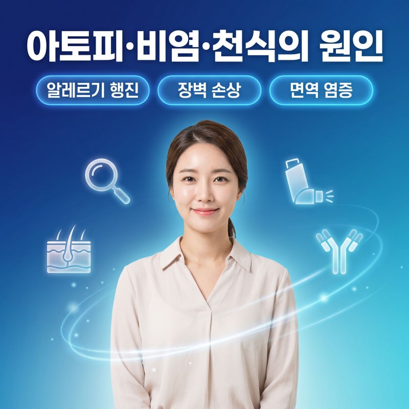 아토피·비염·천식, 알레르기 행진의 원인과 해결책은?(청주알레르기검사)