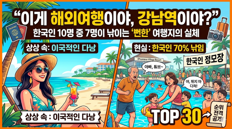  "이게 해외여행이야, 강남역이야?" 한국인 10명 중 7명이 낚이는 뻔한 해외여행지의 실체