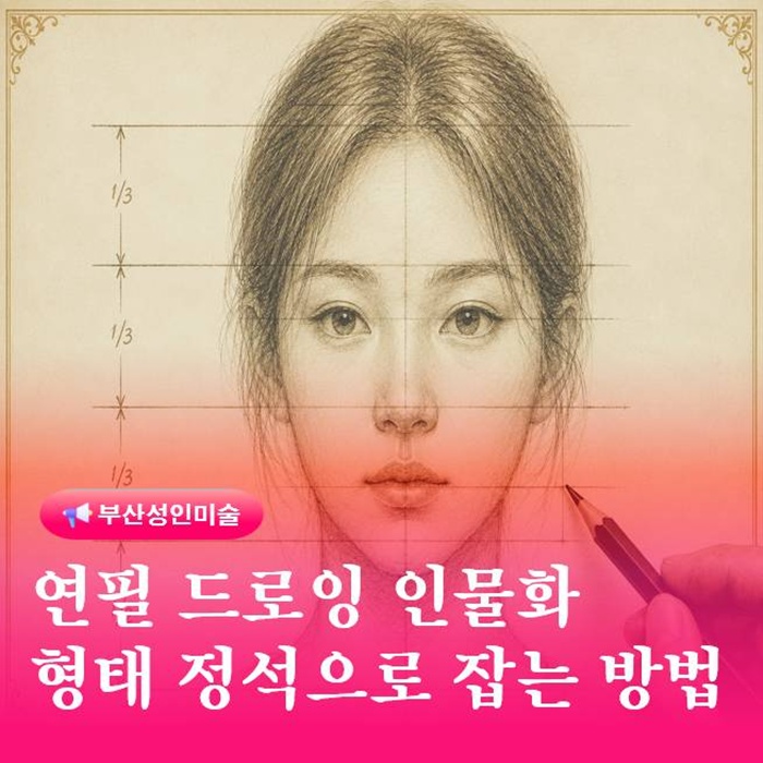  연필 드로잉 인물화 정석 초보가 자 가장 먼저 배워야 할 형태 구조