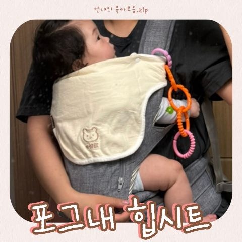 포그내힙시트아기띠 사용시기 언제부터 핫딜 당근 세탁후기