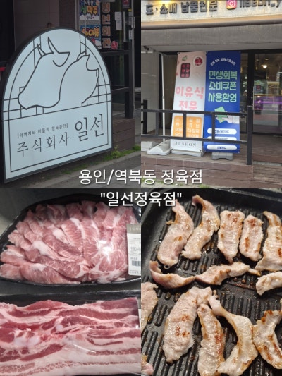 [용인/역북동] 일선정육점 : 신선한 고기 맛집 용인정육점 추천,포장후기