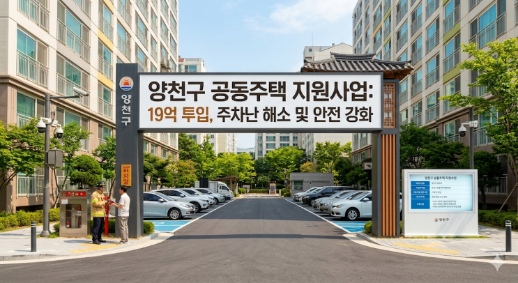  양천구 2026년 공동주택 지원사업 확정 19억 투입해 주차난 해소와 안전 강화