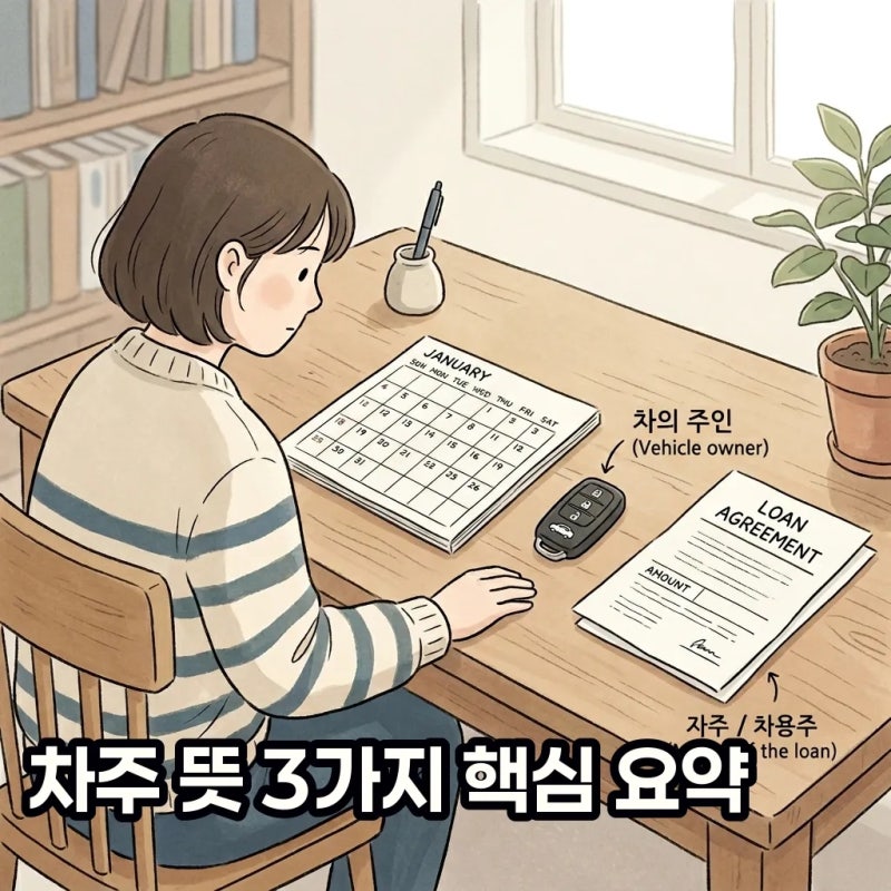차주 뜻 완벽 정리 금주 차주 뜻 대출 차주 뜻까지 한 번에 해결