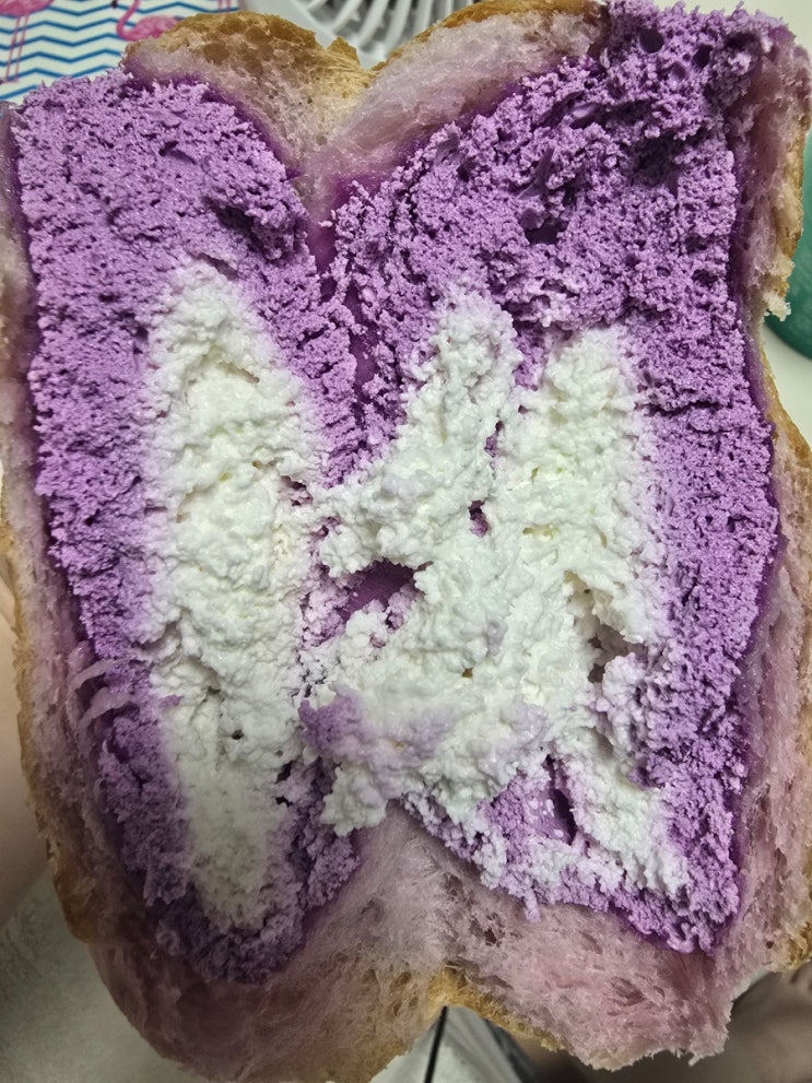  CU편의점 연세우유 우베 생크림빵