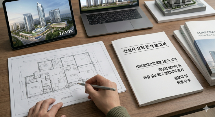 2026년 1분기 주요 건설사 실적 발표 매출은 줄고 수익성은 챙겼다