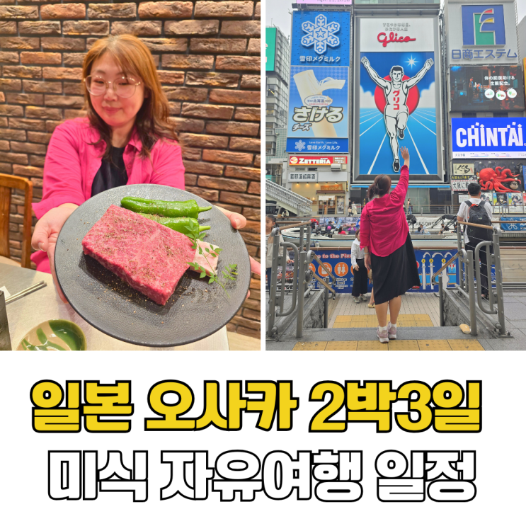  오사카 2박 3일 자유여행 일정 난바 교토까지 알찼던 미식 코스