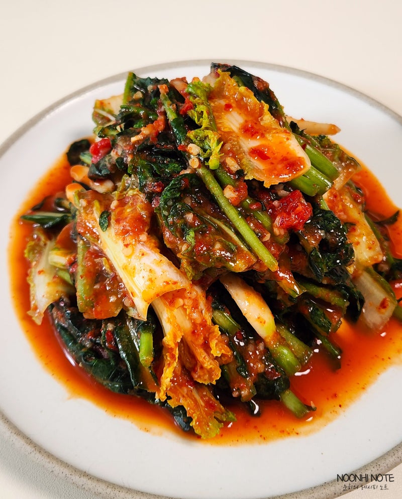 열무김치 레시피 얼갈이 열무김치 담그는법 찹쌀풀 없이 맛있게 담기