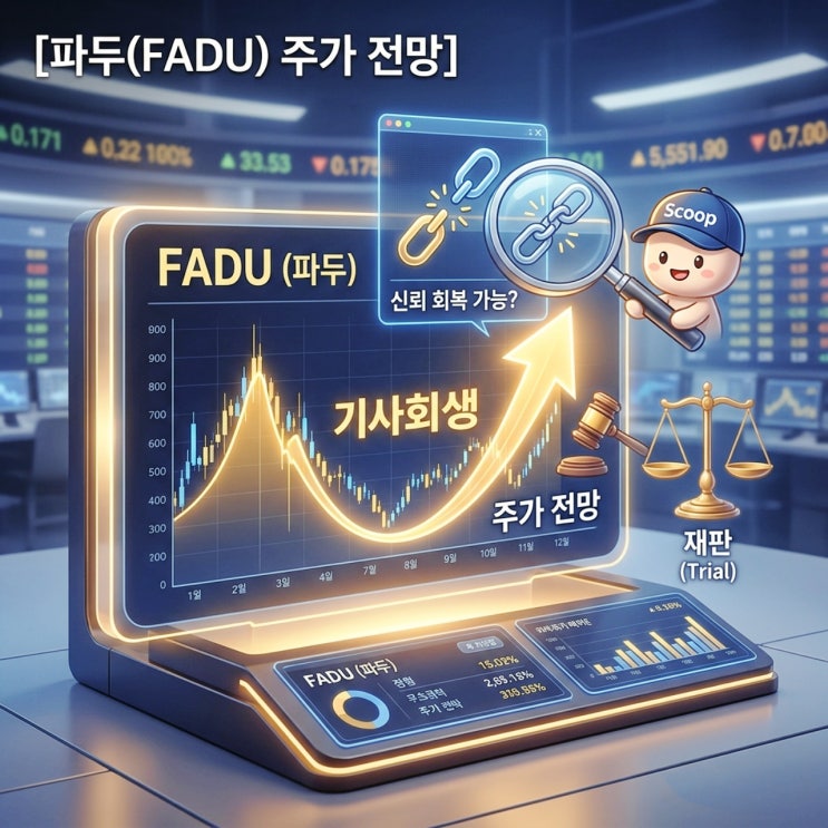  파두(FADU) 전망, 거래정지 해제 후 실적 회복과 형사재판 결과가 주가에 미칠 영향