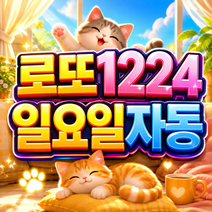  2026 로또 1224회 일요일자동 5장, 자동 분석으로 보는 번호 흐름의 반전 포인트는!? 