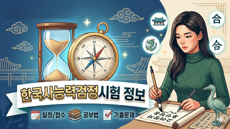 [2026 한국사능력검정시험 총정리] 시험 일정부터 1급 합격 전략까지 한 번에!
