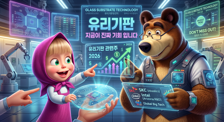  "2026 유리기판 테마 대폭발 임박? 실제 수혜주 대장주 총정리"