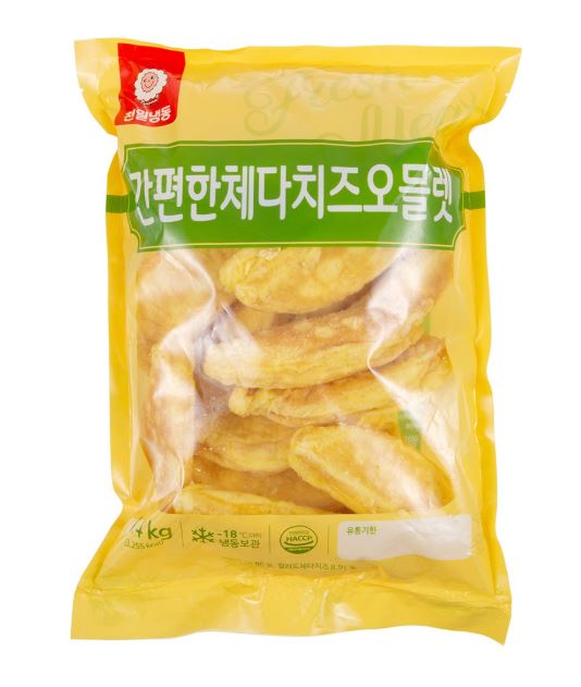  호텔 조식 부럽지 않은 아침! 천일식품 체다치즈 오믈렛 냉동 간편식(바쁜 아침 식사 대용)