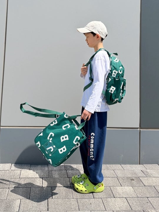 보보쇼즈 EX 로고 그린 백팩 초등 책가방 여행가방 후기