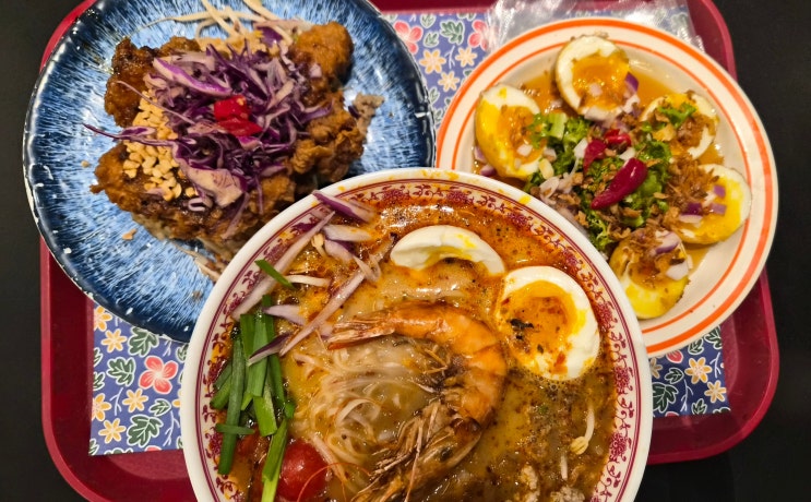  [가시 Food실록] 여의도 더현대 서울 SAAP 똠양 국수, 카멜 커피 후기!(내돈내산, 점심, 추천)