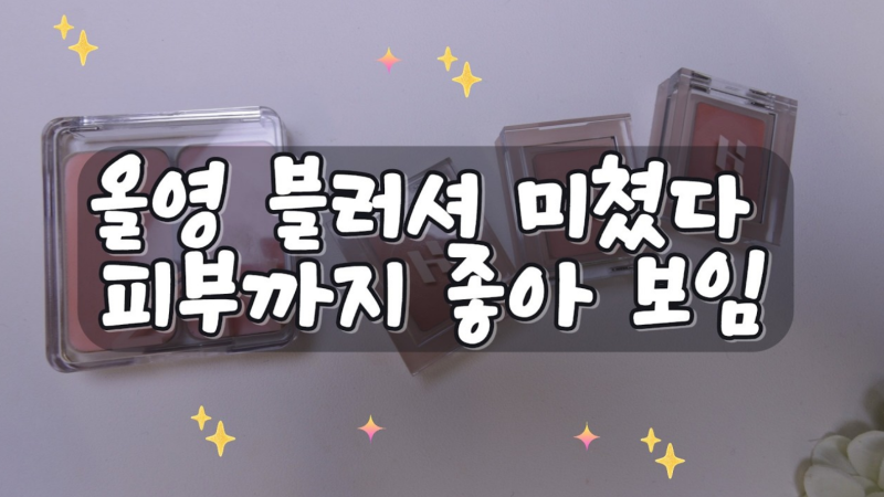 올리브영 봄 블러셔 추천｜홀리카홀리카 컨실러 블러셔·투에이엔 크림 블러셔 리뷰