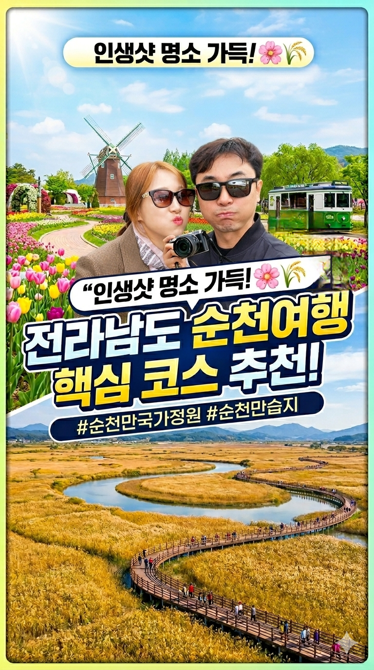 순천만국가정원 튤립축제 후기｜순천만습지 스카이큐브까지 완벽코스