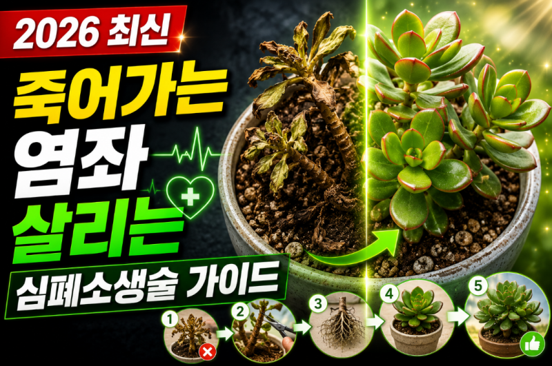 염좌 식물 잎이 쭈글거린다면? 수분 조절 및 2026년형 분갈이 가이드