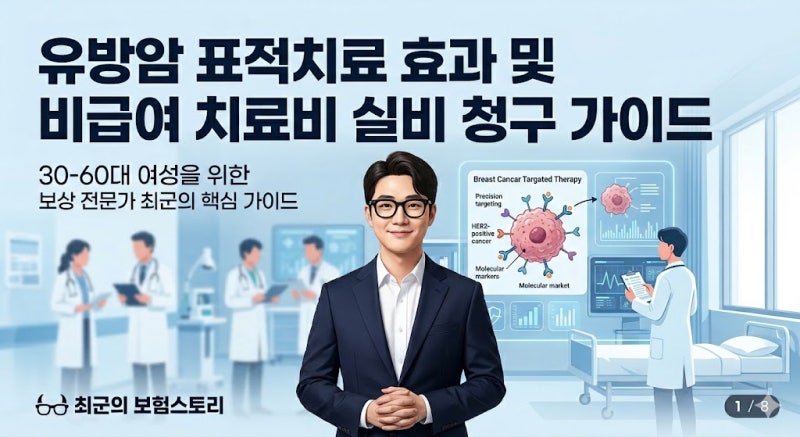 유방암 표적치료 효과 및 비급여 치료비 실비 보험 청구 기준 안내